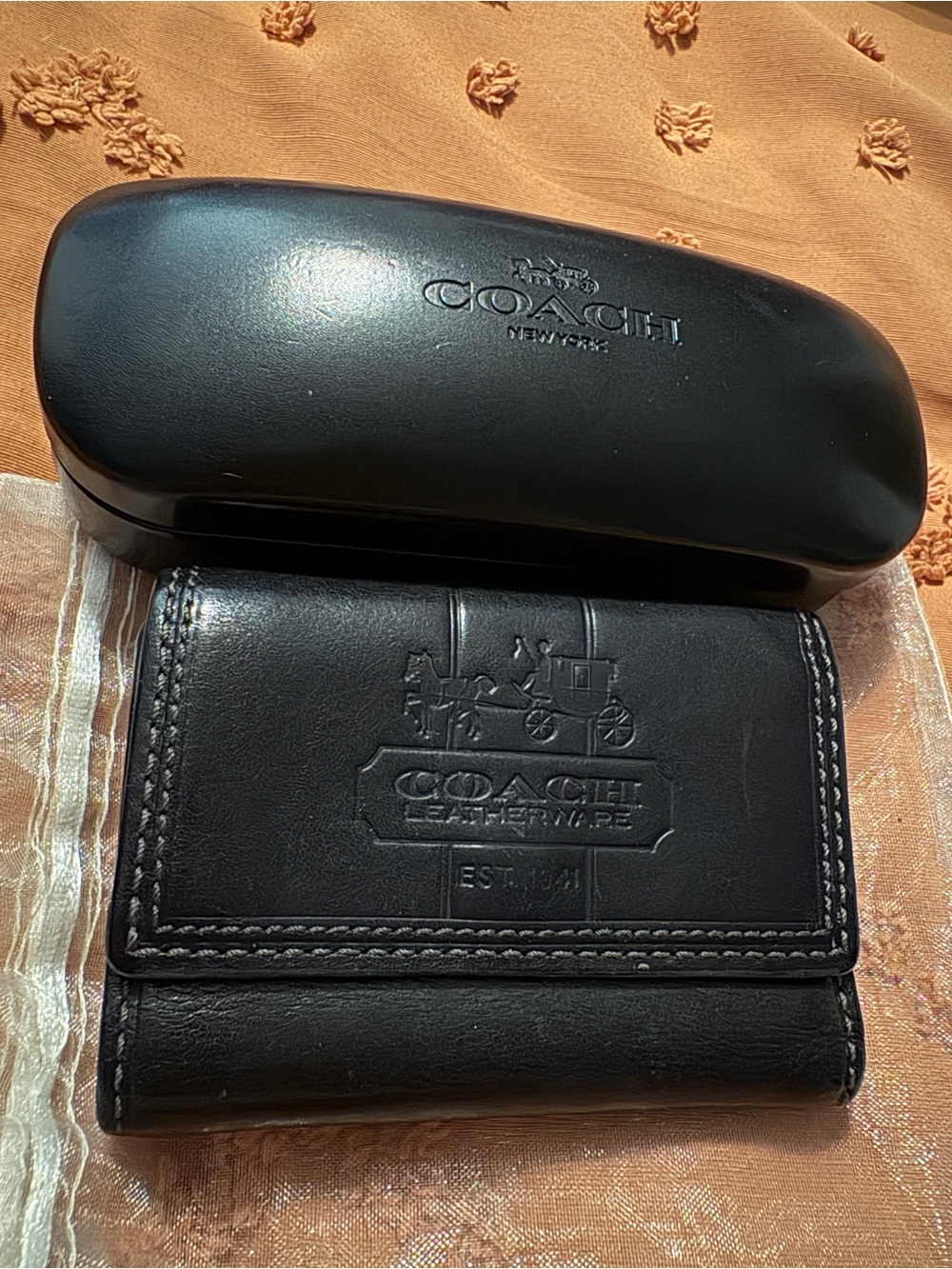 Coach Bleecker Wallet and Sunglasses Case
